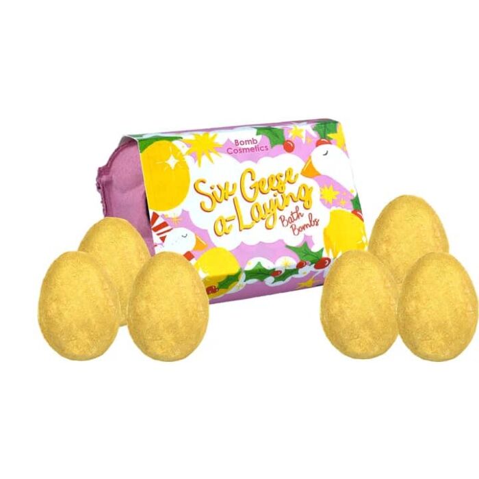 Bomb Cosmetics 6 Geese A-Laying Golden Eggs Gift